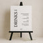 Moda Collection Gatorboard Wedding Bar & Drinks Sign