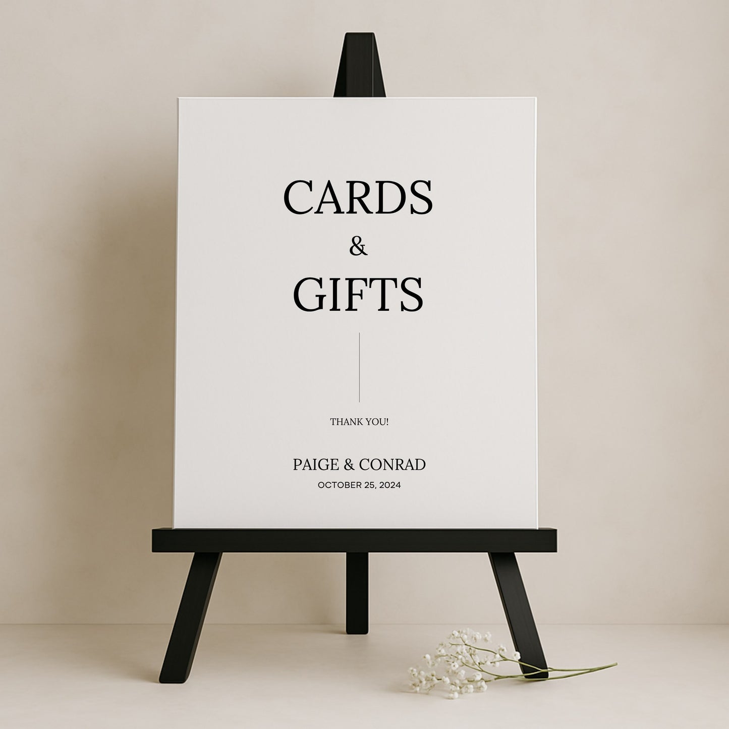 Moda Collection Gatorboard Wedding Cards & Gifts Sign