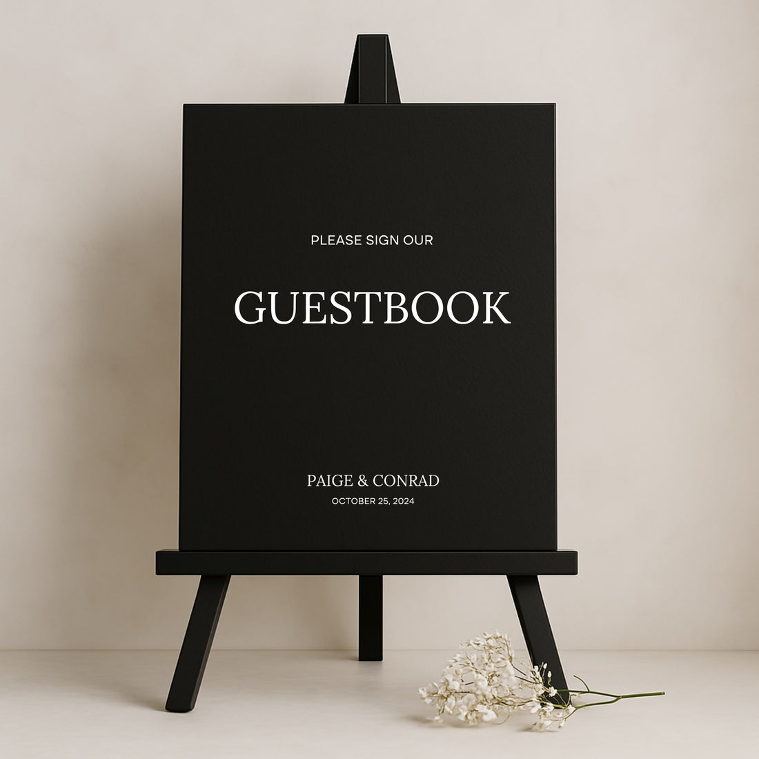 Moda Collection Gatorboard Wedding Guestbook Sign