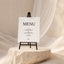 Moda Collection Gatorboard Wedding Menu Sign