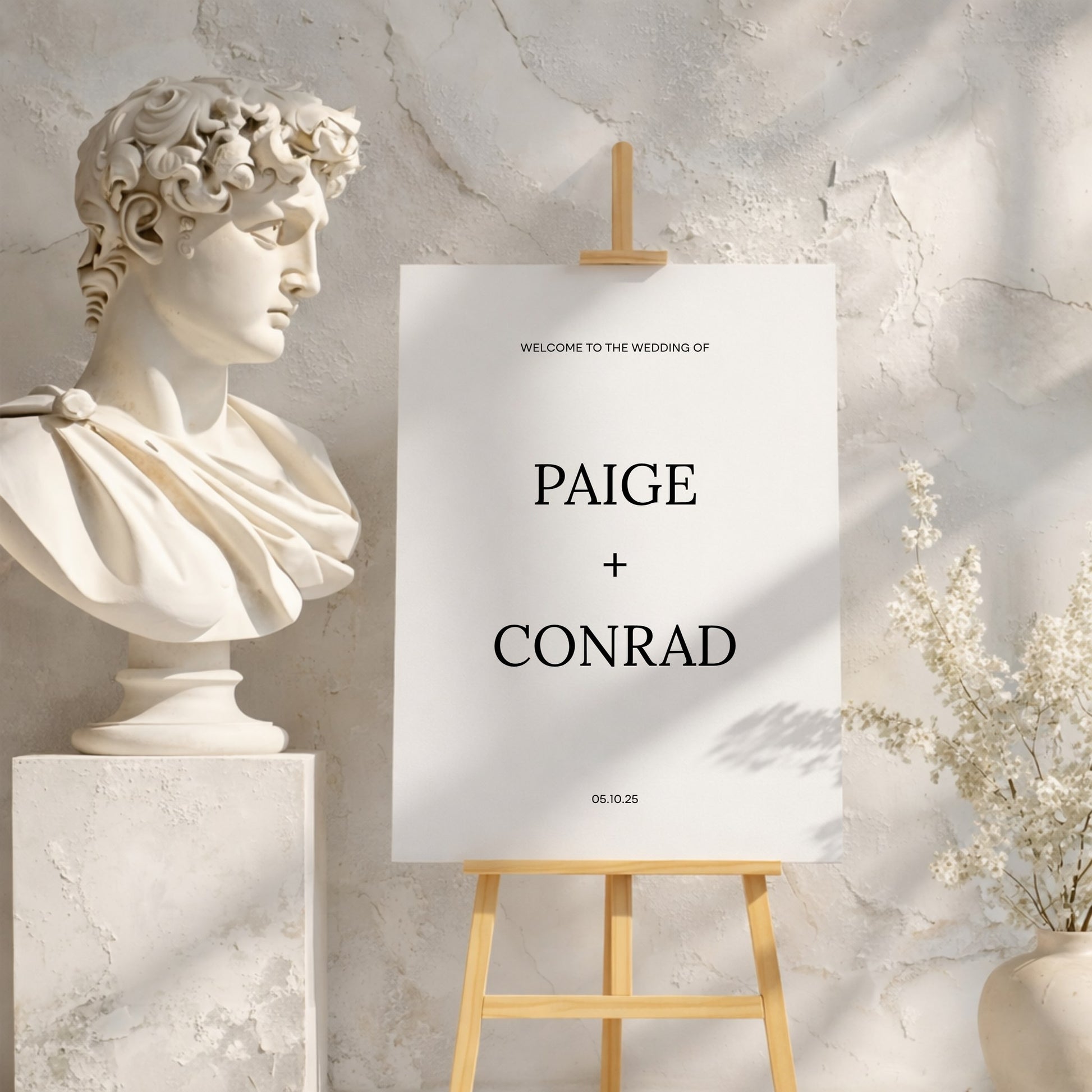 Moda Collection Gatorboard Wedding Welcome Sign