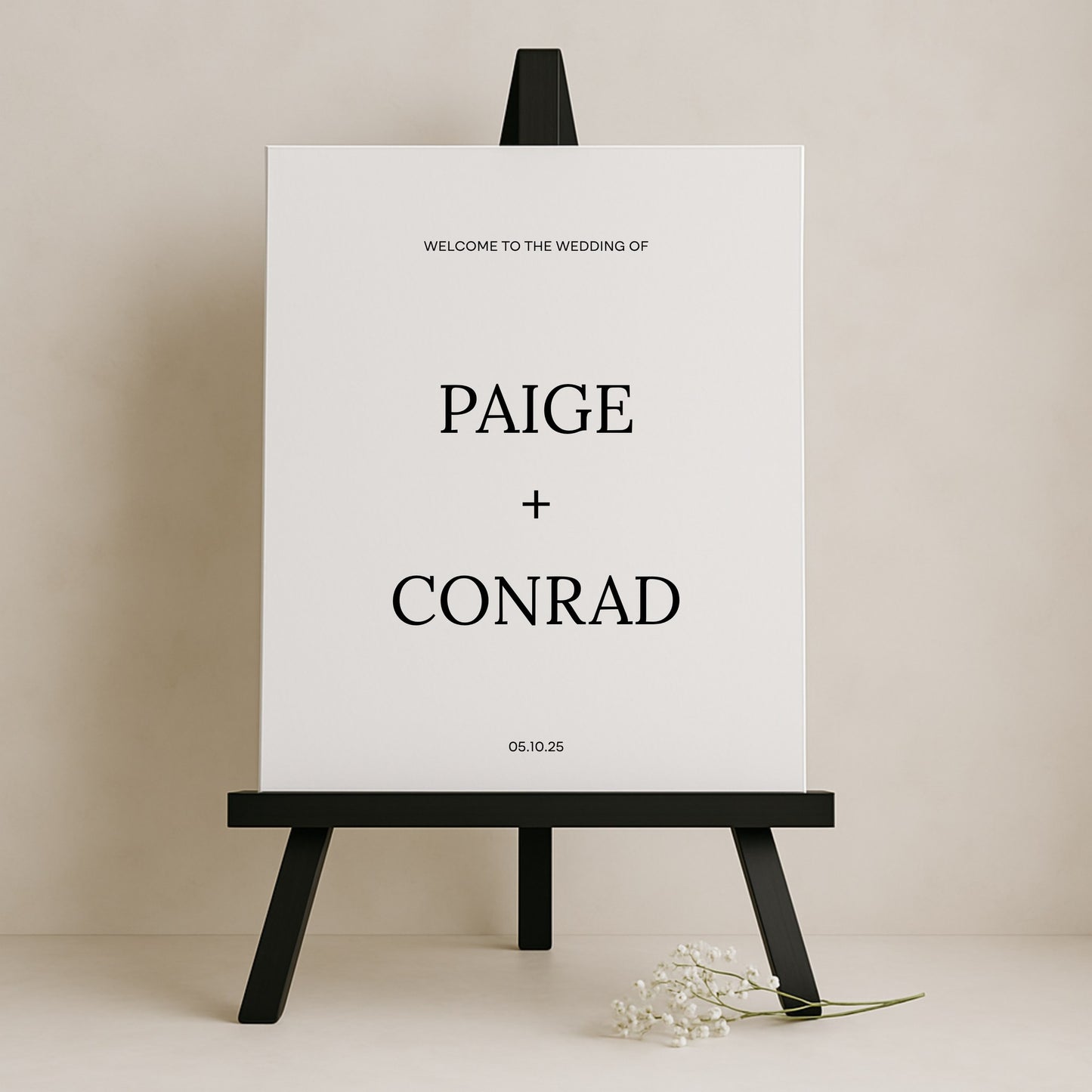 Moda Collection Gatorboard Wedding Welcome Sign