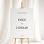Moda Collection Gatorboard Wedding Welcome Sign