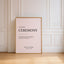Moda Collection Poster Wedding Unplugged Ceremony Sign