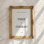 Moda Collection Poster Wedding Welcome Sign