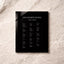 Moda Collection Acrylic Wedding Seating Chart Sign