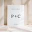 Moda Collection Acrylic Wedding Welcome Sign