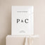 Moda Collection Acrylic Wedding Welcome Sign