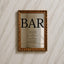 Moda Collection Decal Wedding Bar & Drinks Sign