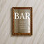 Moda Collection Decal Wedding Bar & Drinks Sign