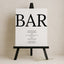 Moda Collection Gatorboard Wedding Bar & Drinks Sign