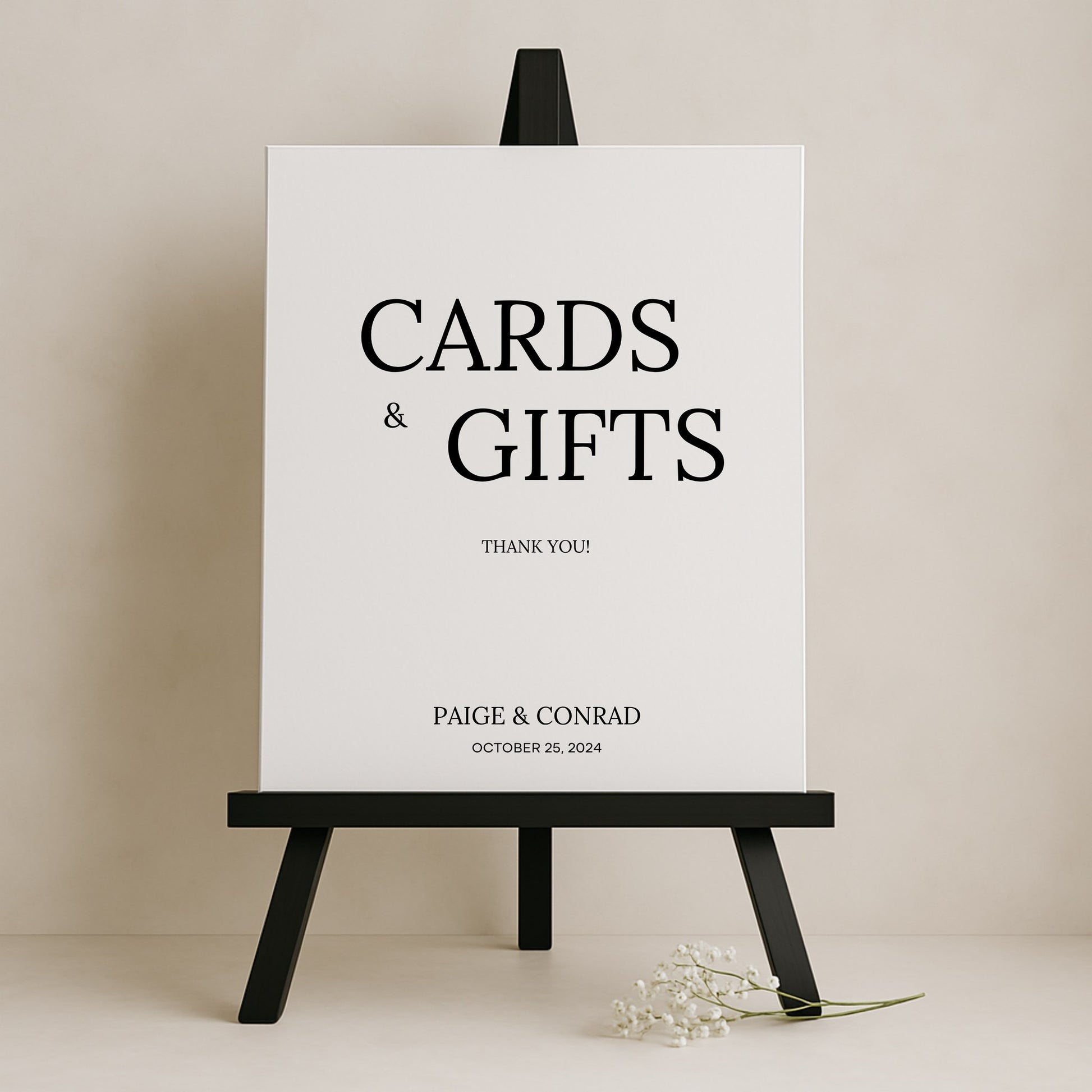 Moda Collection Gatorboard Wedding Cards & Gifts Sign