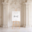 Moda Collection Gatorboard Wedding Welcome Sign