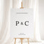 Moda Collection Gatorboard Wedding Welcome Sign