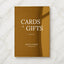 Moda Collection Gold Mirror Wedding Cards & Gifts Sign