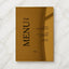 Moda Collection Gold Mirror Wedding Menu Sign