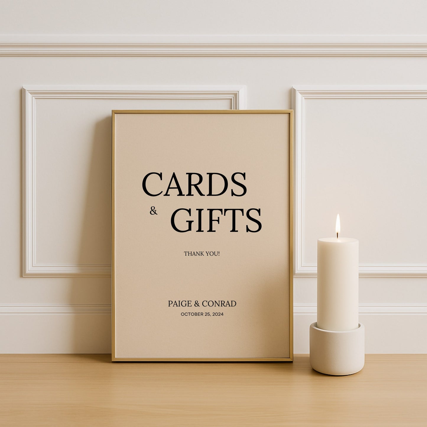 Moda Collection Poster Wedding Cards & Gifts Sign