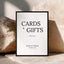 Moda Collection Poster Wedding Cards & Gifts Sign