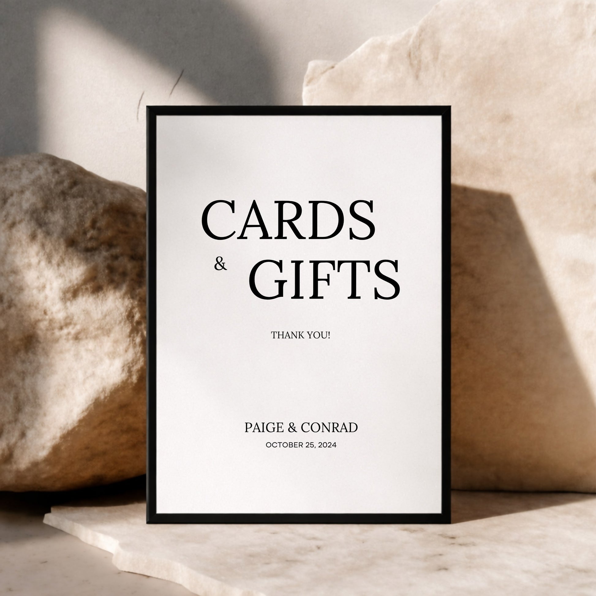 Moda Collection Poster Wedding Cards & Gifts Sign