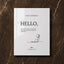 Moda Collection Acrylic Wedding Guestbook Sign