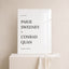 Moda Collection Acrylic Wedding Welcome Sign