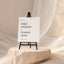 Moda Collection Gatorboard Wedding Welcome Sign