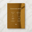 Moda Collection Gold Mirror Wedding Bar & Drinks Sign