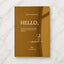 Moda Collection Gold Mirror Wedding Guestbook Sign