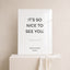 Moda Collection Acrylic Wedding Welcome Sign