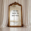 Moda Collection Decal Wedding Welcome Sign