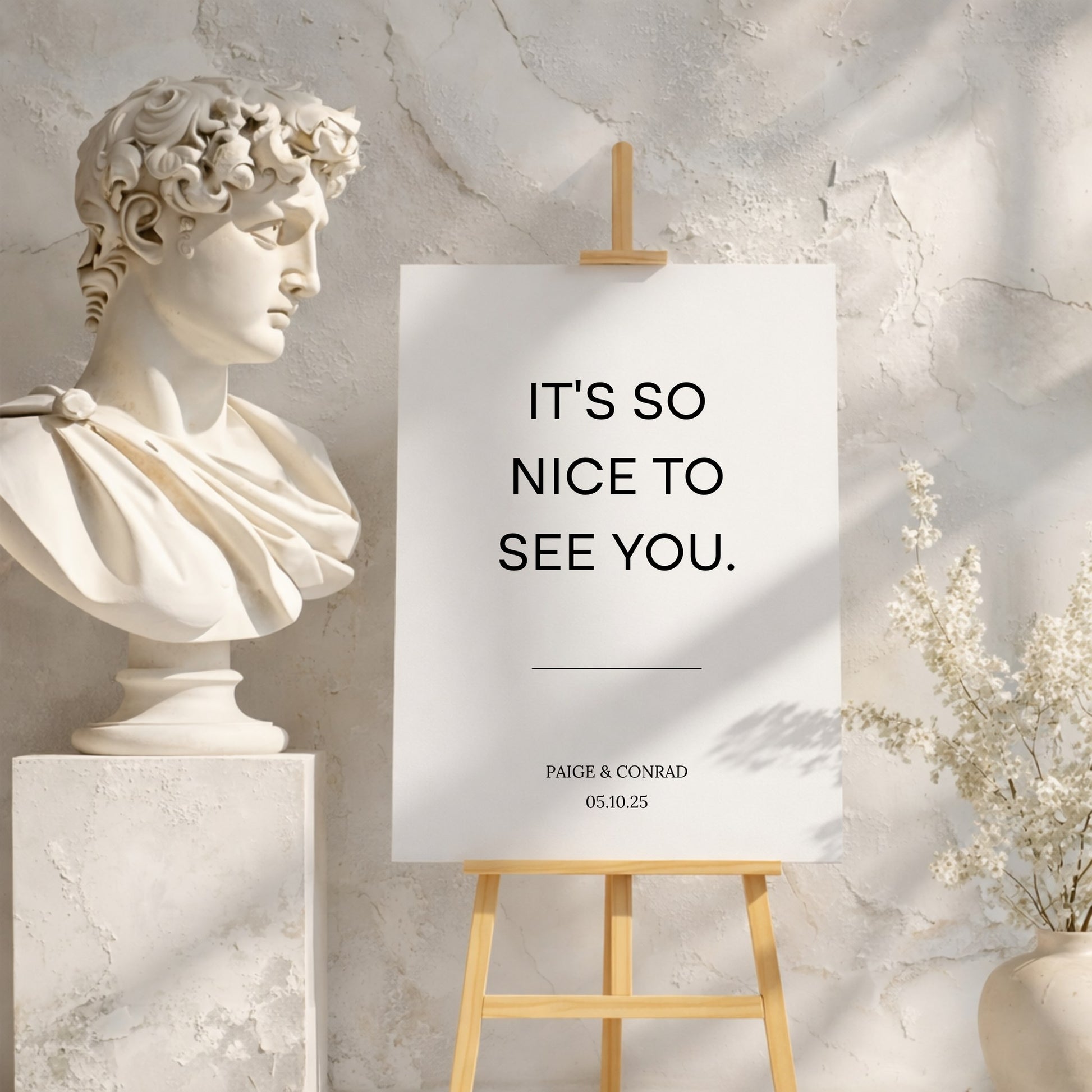 Moda Collection Gatorboard Wedding Welcome Sign