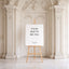 Moda Collection Gatorboard Wedding Welcome Sign