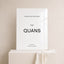 Moda Collection Acrylic Wedding Welcome Sign