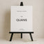 Moda Collection Gatorboard Wedding Welcome Sign