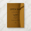 Moda Collection Gold Mirror Wedding Bar & Drinks Sign