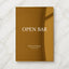 Moda Collection Gold Mirror Wedding Bar & Drinks Sign