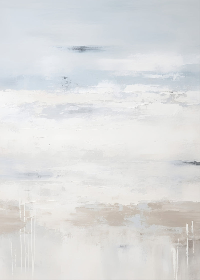 Pale Horizon, an abstract art print