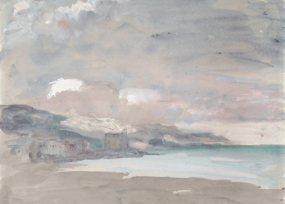 Pastel Horizon, modern wall art print