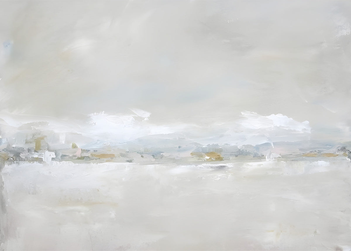 Quiet Horizon Abstract, abstract wall art print