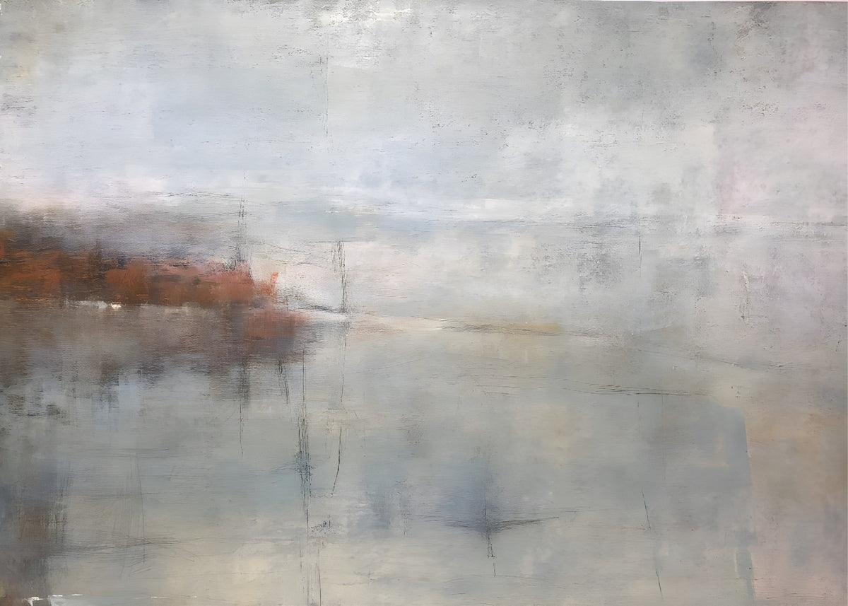 Quiet Water Abstract, abstract wall art print