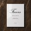Reina Collection Acrylic Wedding Party Favors Sign
