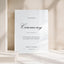 Reina Collection Acrylic Wedding Unplugged Ceremony Sign