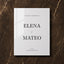 Reina Collection Acrylic Wedding Welcome Sign