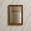 Reina Collection Decal Wedding Menu Sign