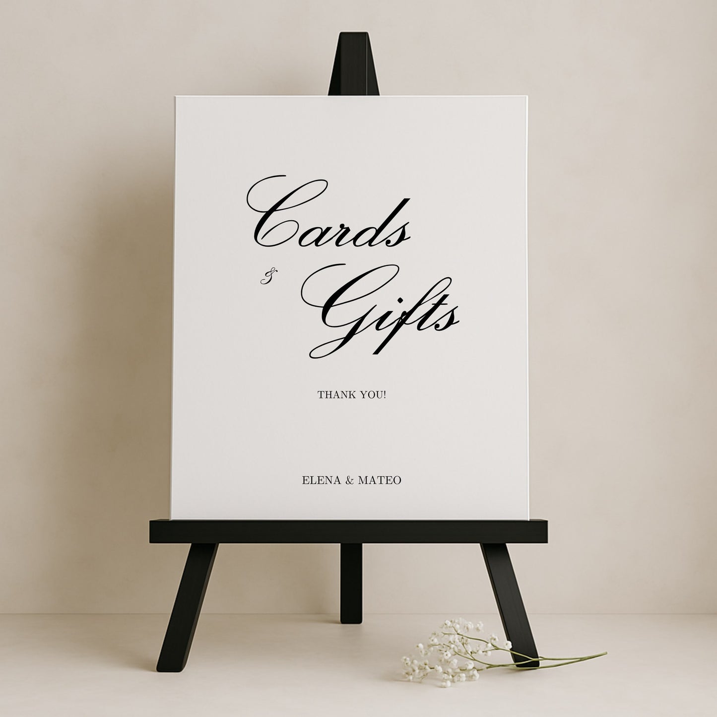 Reina Collection Gatorboard Wedding Cards & Gifts Sign