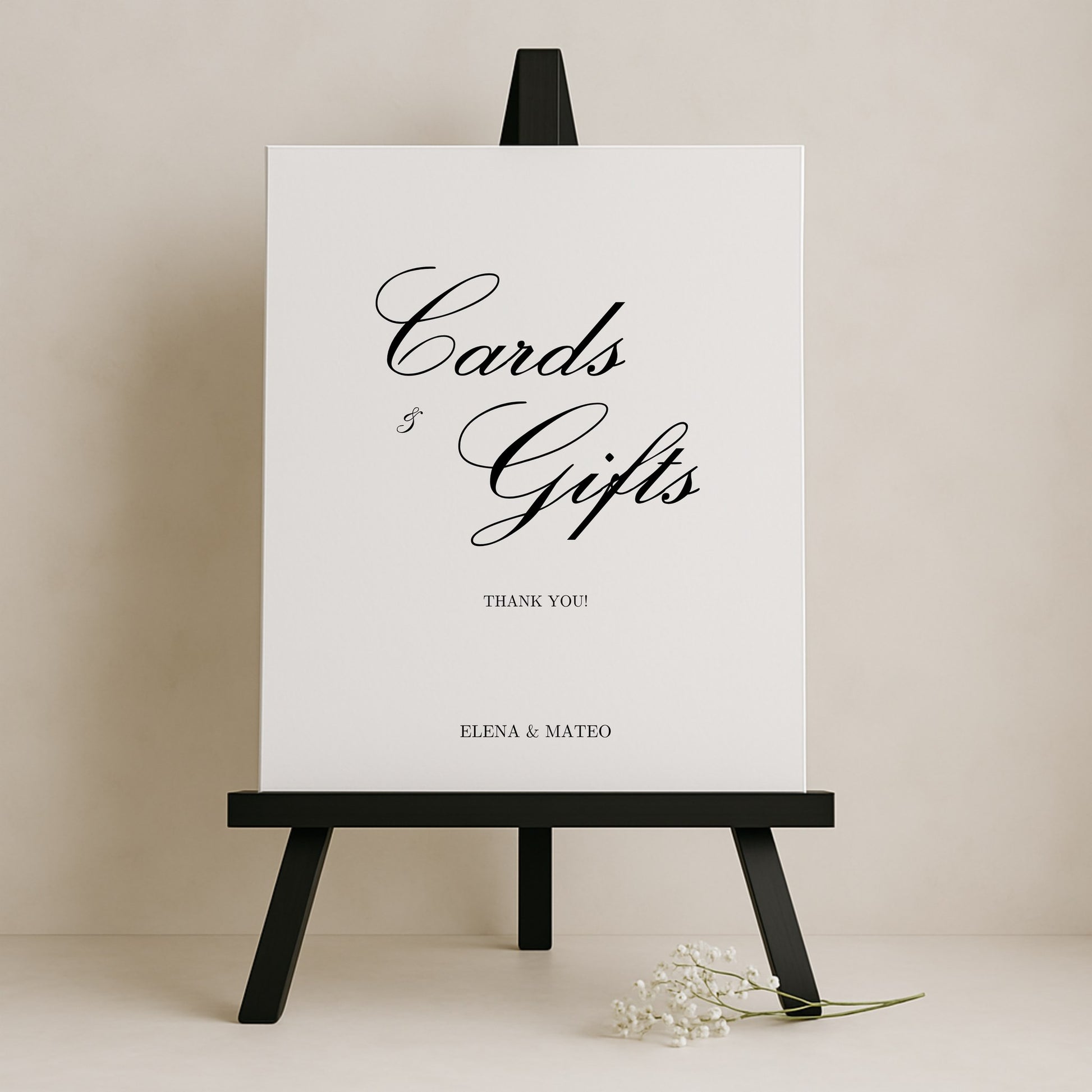 Reina Collection Gatorboard Wedding Cards & Gifts Sign