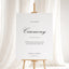 Reina Collection Gatorboard Wedding Unplugged Ceremony Sign