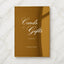 Reina Collection Gold Mirror Wedding Cards & Gifts Sign