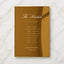 Reina Collection Gold Mirror Wedding Order of Events Sign