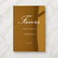 Reina Collection Gold Mirror Wedding Party Favors Sign